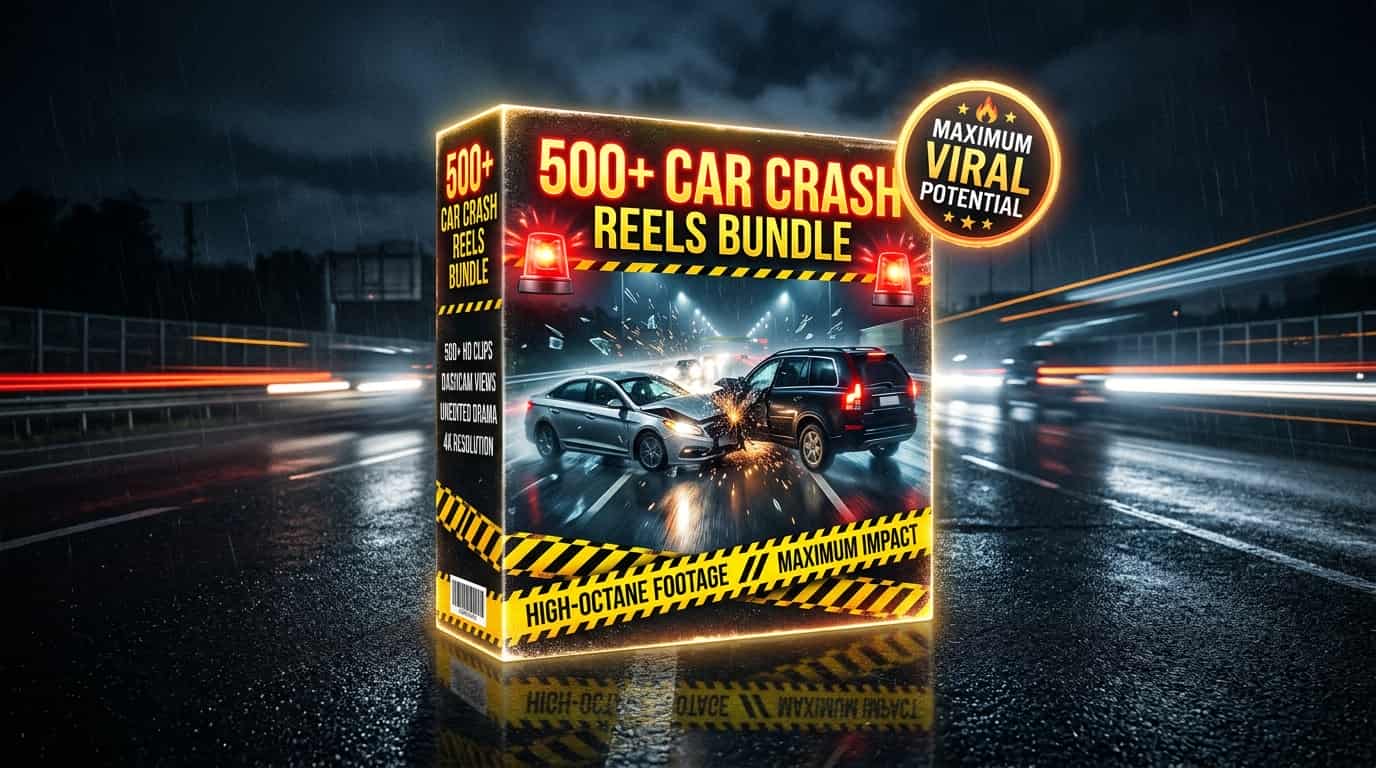 Car Crash Reels Bundle  (1500+ Videos)