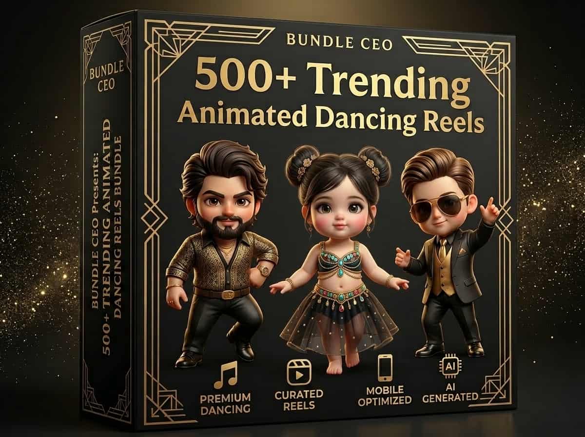 Trending Dancing Animated Reels  (500+ Videos)